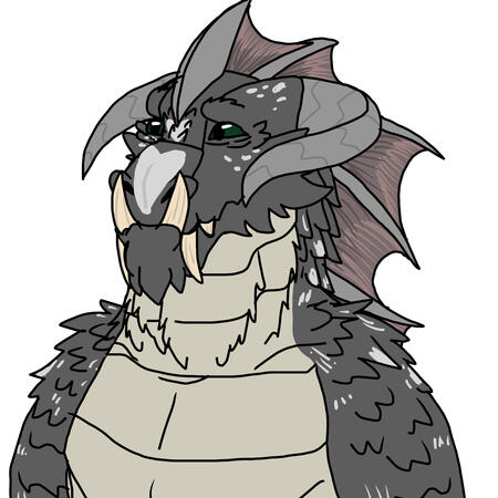 Lined and colored bust - $30