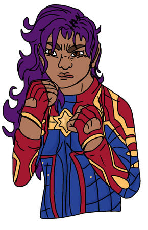 Lined and colored halfbody - $35